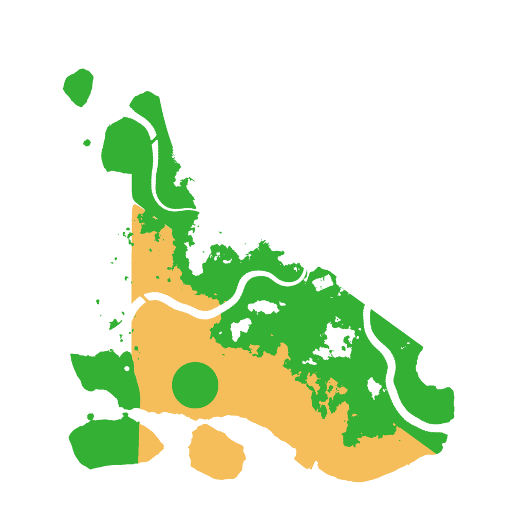 Biome Rust Map: Procedural Map, Size: 3000, Seed: 725549664