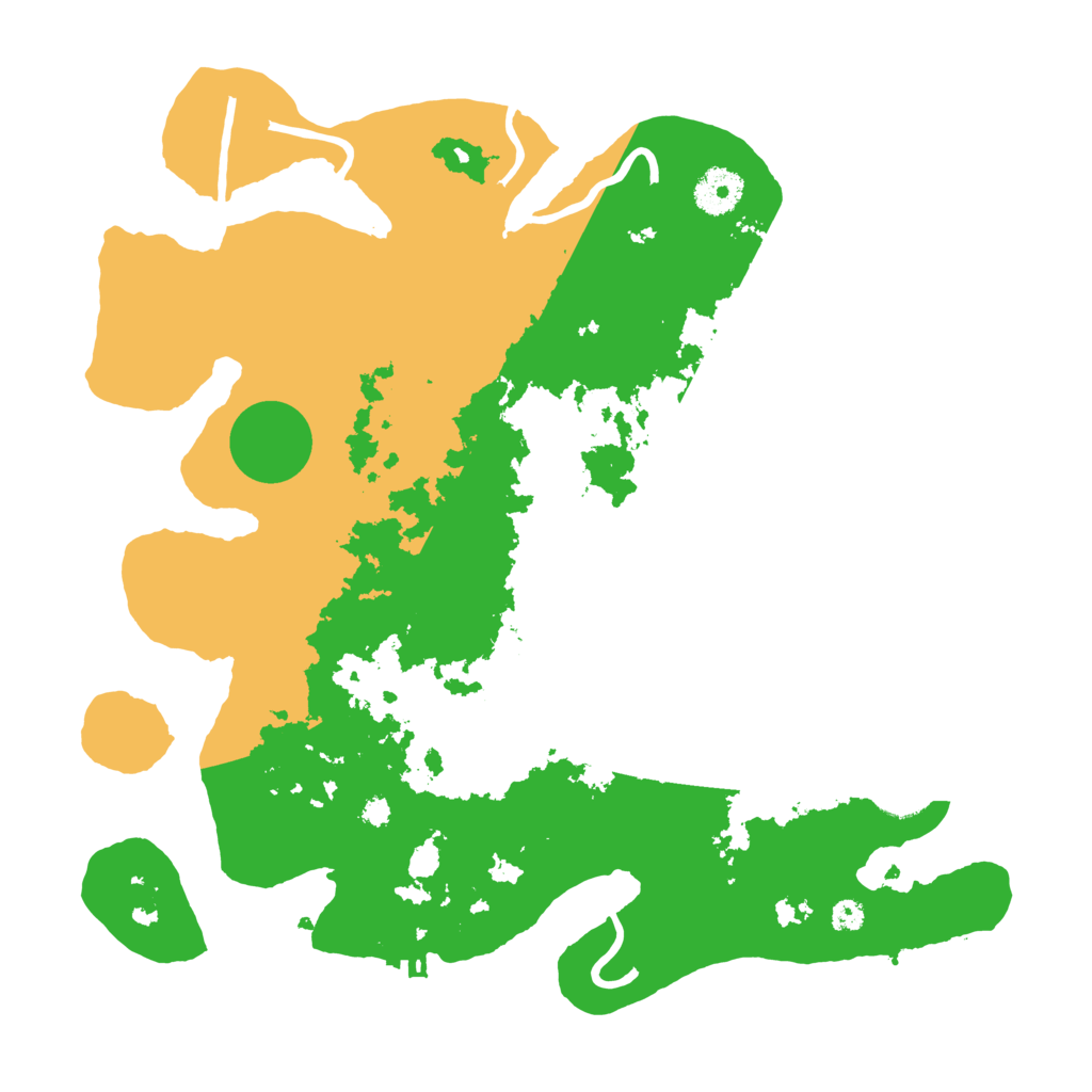Biome Rust Map: Procedural Map, Size: 3500, Seed: 1754833301