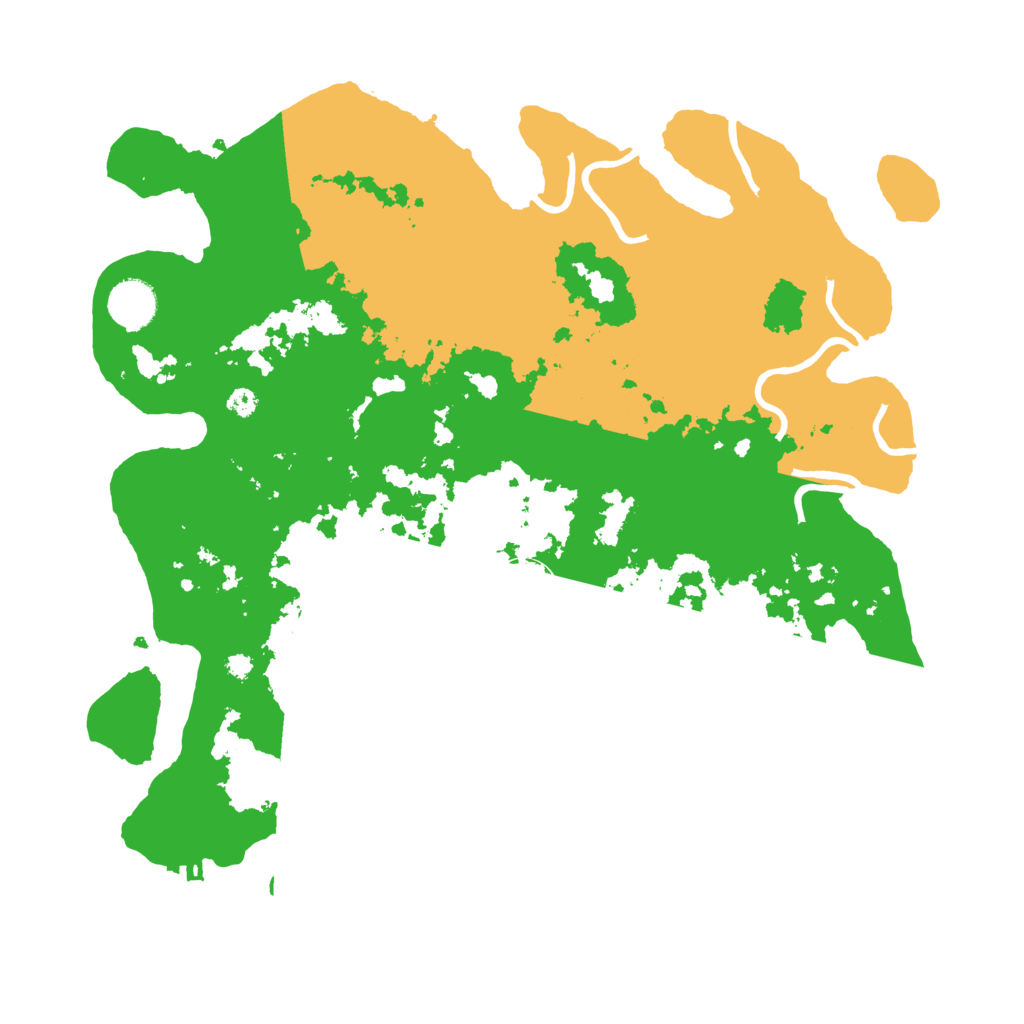 Biome Rust Map: Procedural Map, Size: 3700, Seed: 619922982