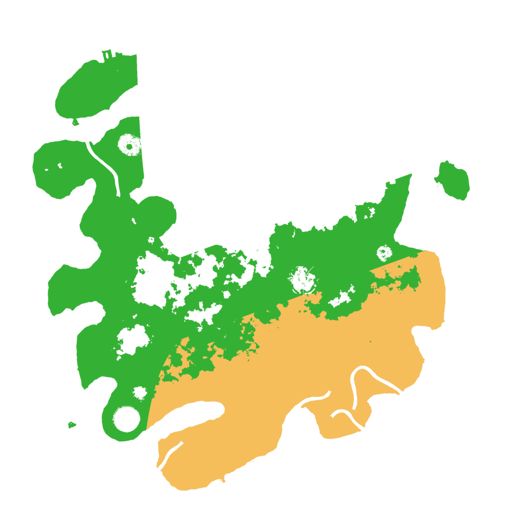 Biome Rust Map: Procedural Map, Size: 3500, Seed: 104528063