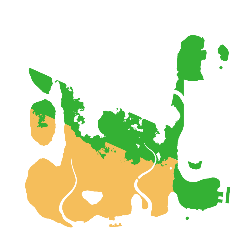 Biome Rust Map: Procedural Map, Size: 3000, Seed: 53808969