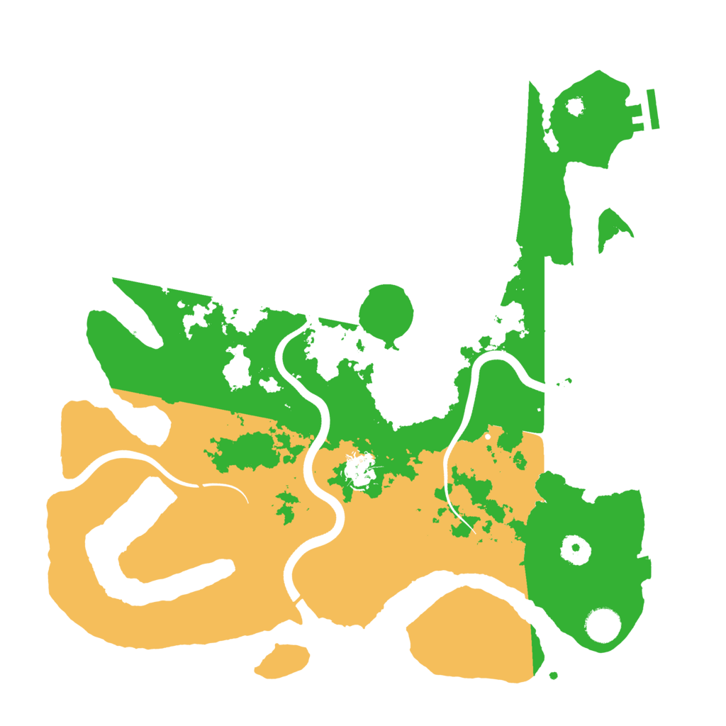 Biome Rust Map: Procedural Map, Size: 3670, Seed: 150