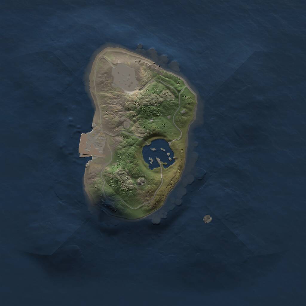 Rust Map: Procedural Map, Size: 1500, Seed: 418087922, 2 Monuments