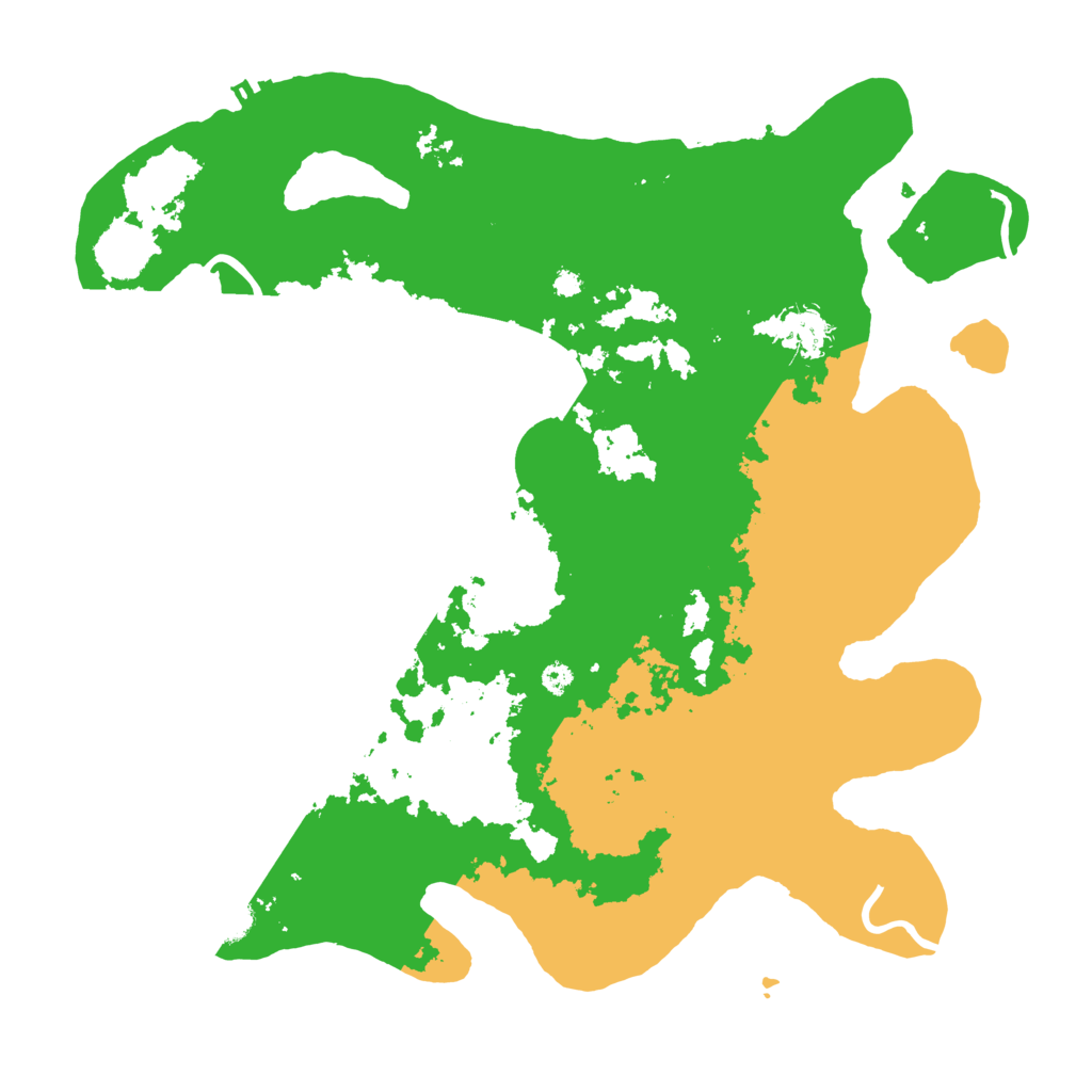 Biome Rust Map: Procedural Map, Size: 3650, Seed: 1919638091