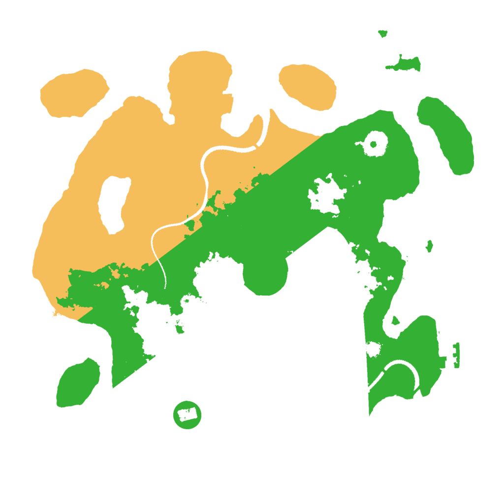 Biome Rust Map: Procedural Map, Size: 3000, Seed: 1268330123