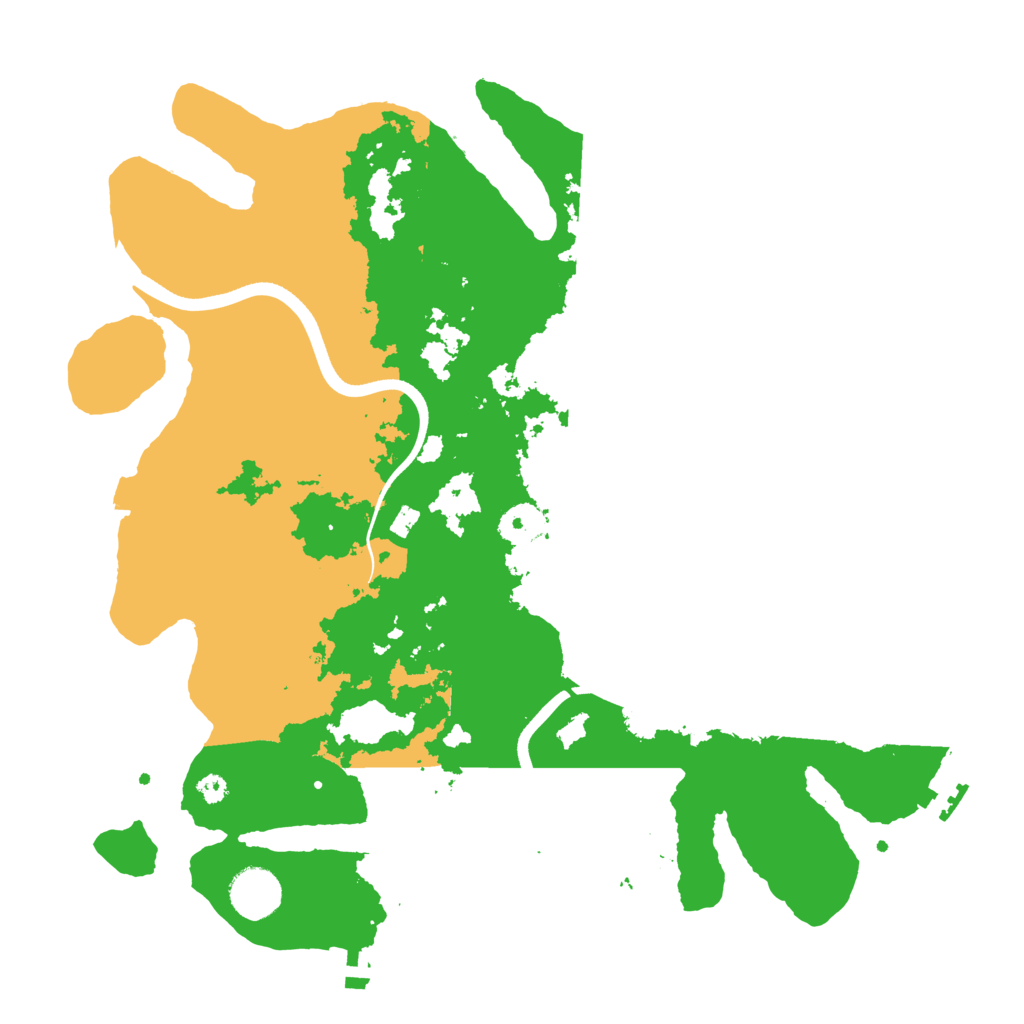 Biome Rust Map: Procedural Map, Size: 3600, Seed: 6390783