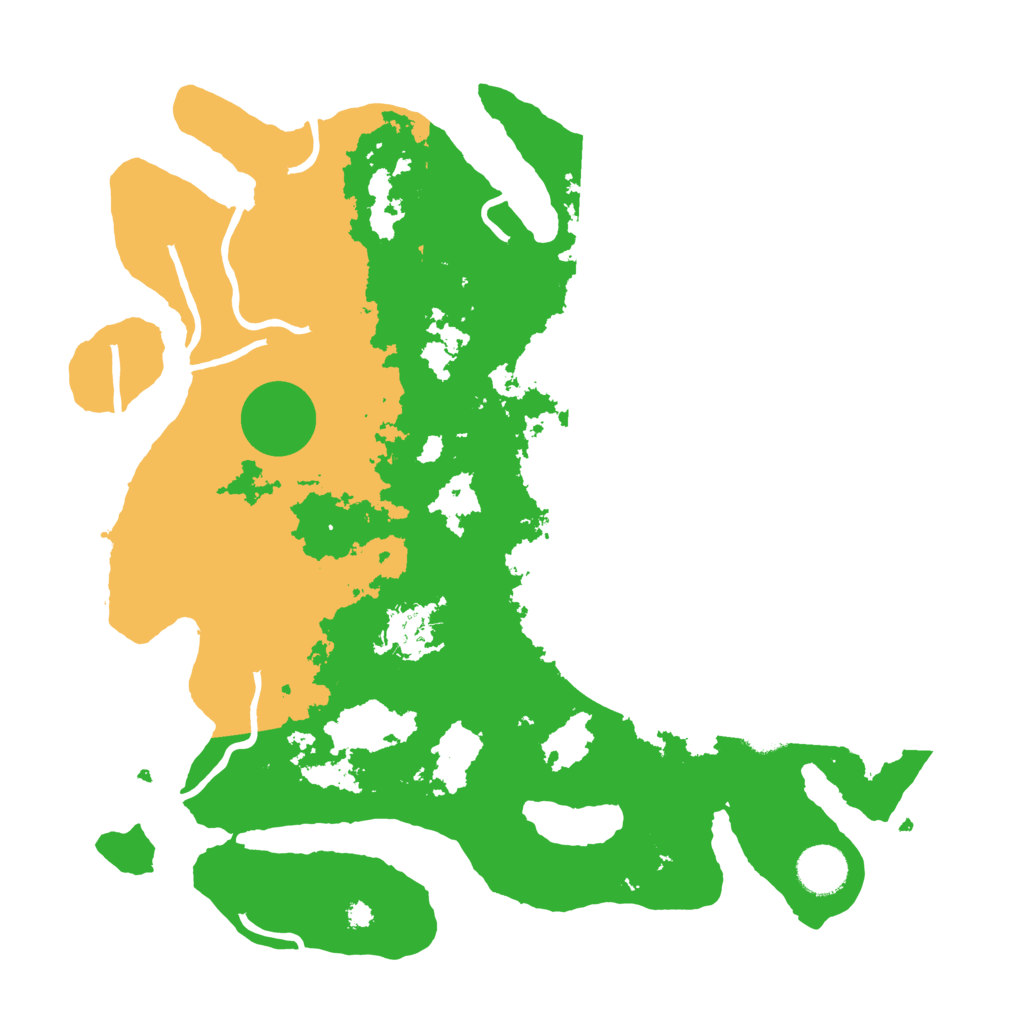 Biome Rust Map: Procedural Map, Size: 3600, Seed: 6390783