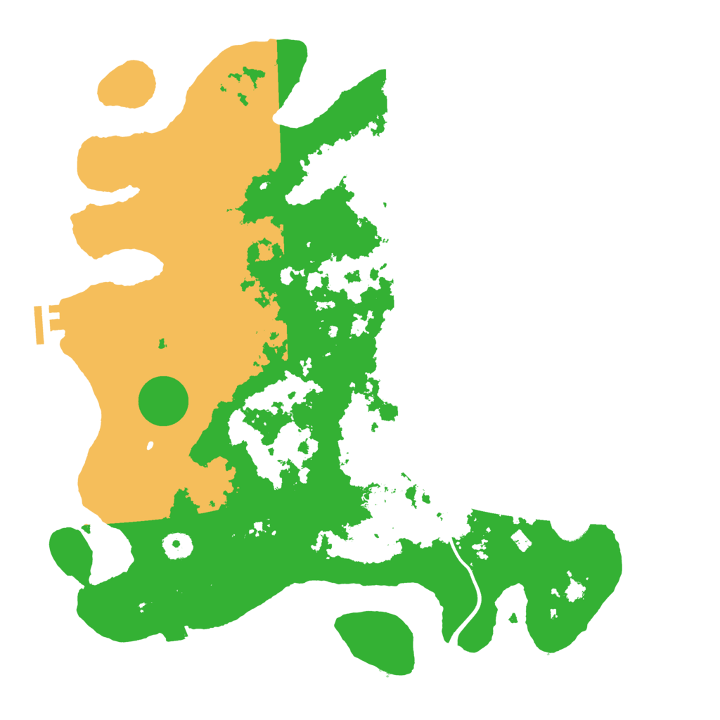 Biome Rust Map: Procedural Map, Size: 3800, Seed: 841883