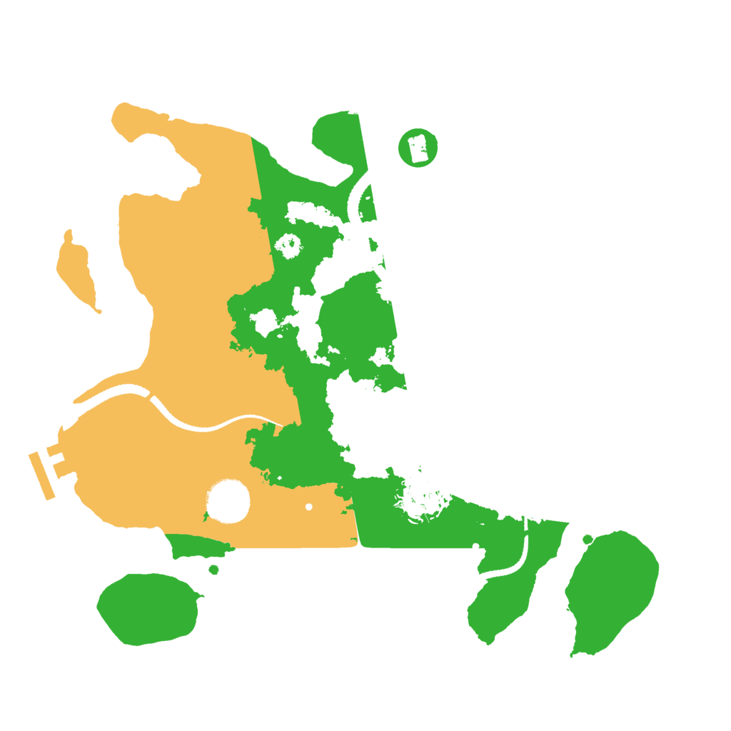 Biome Rust Map: Procedural Map, Size: 3000, Seed: 17628149