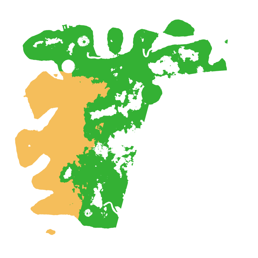 Biome Rust Map: Procedural Map, Size: 3500, Seed: 490195450