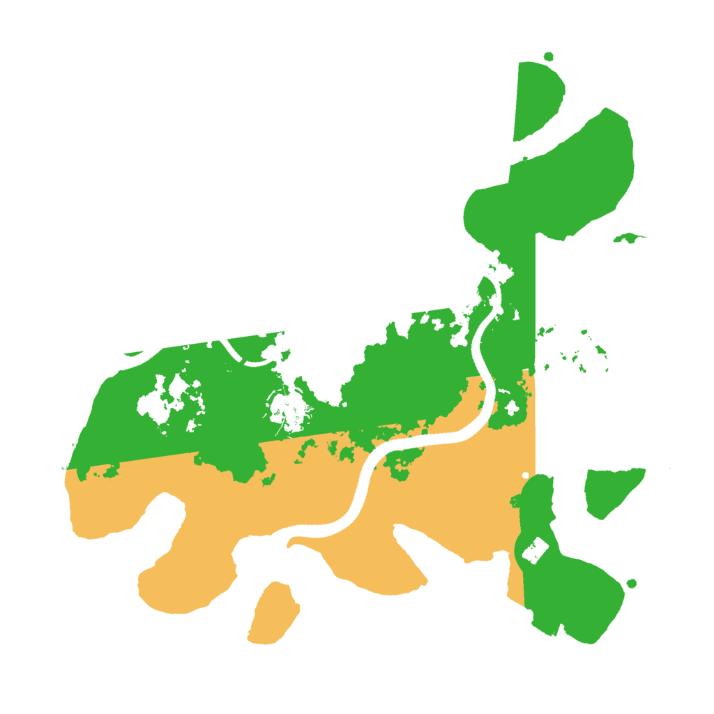 Biome Rust Map: Procedural Map, Size: 3000, Seed: 1740900862
