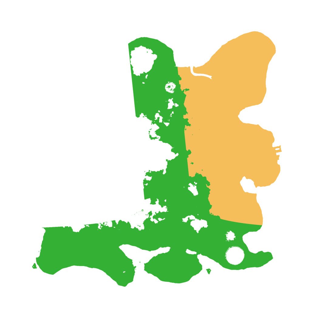Biome Rust Map: Procedural Map, Size: 3000, Seed: 1198854867