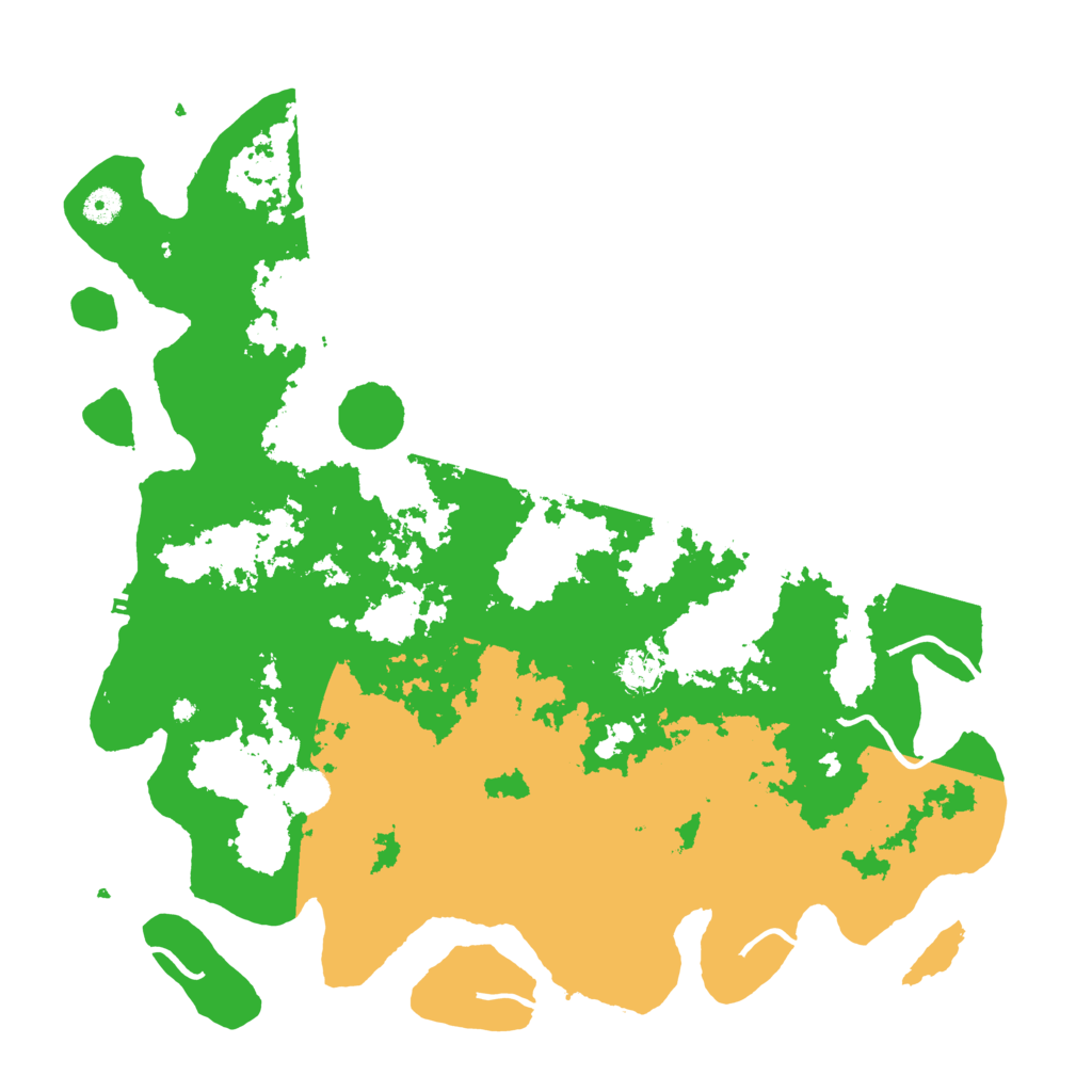 Biome Rust Map: Procedural Map, Size: 4500, Seed: 959795602