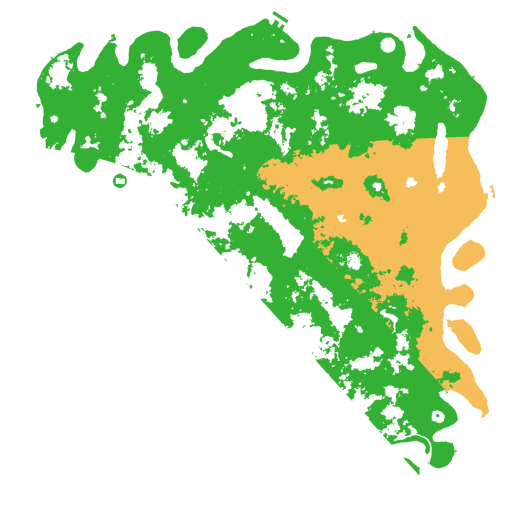 Biome Rust Map: Procedural Map, Size: 6000, Seed: 90677456