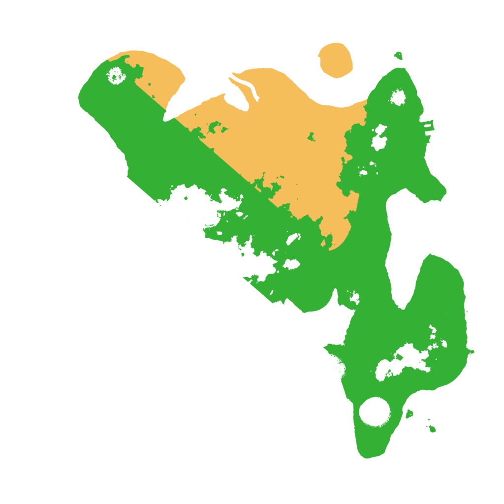 Biome Rust Map: Procedural Map, Size: 3000, Seed: 13199