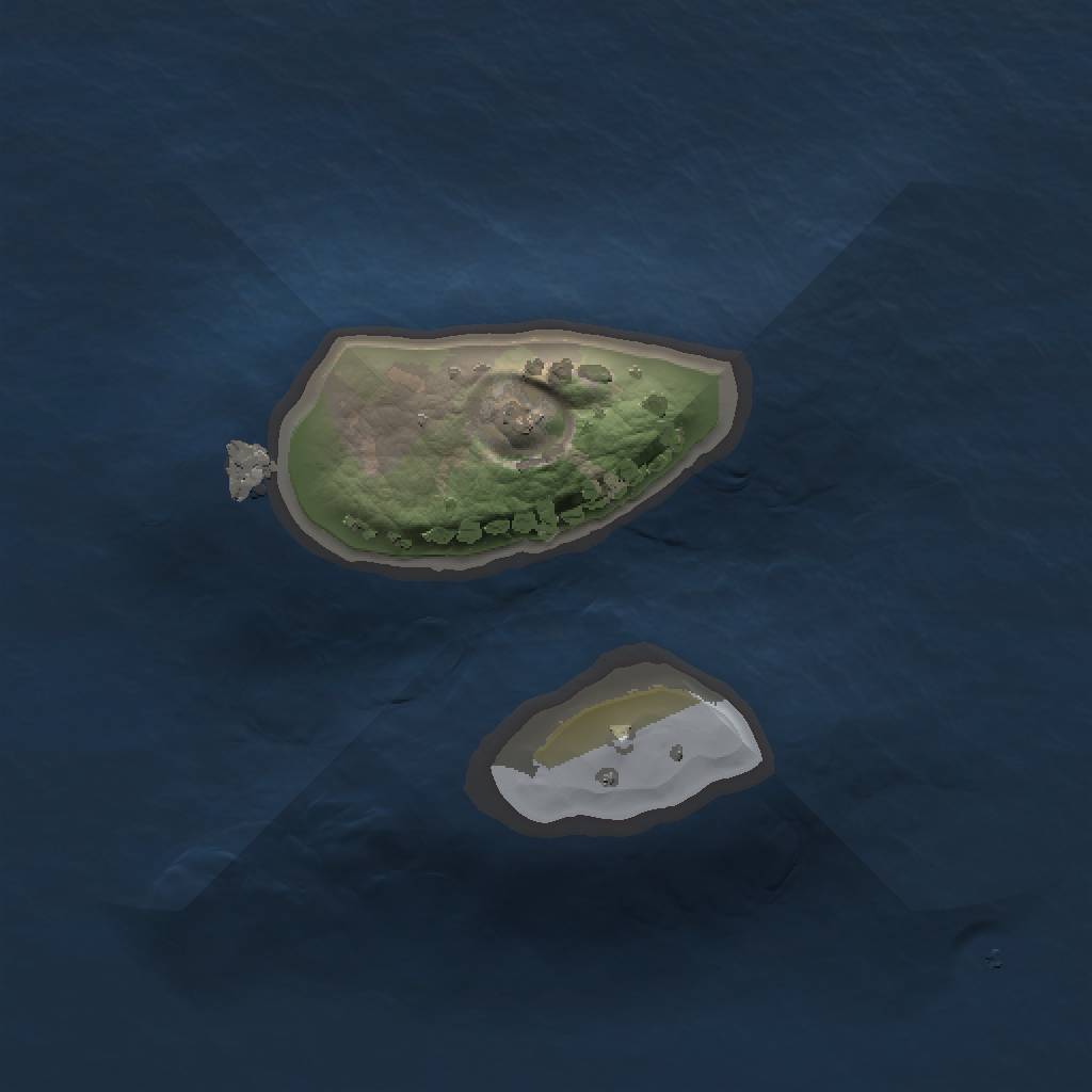 Rust Map: Procedural Map, Size: 1000, Seed: 1803655806, 3 Monuments