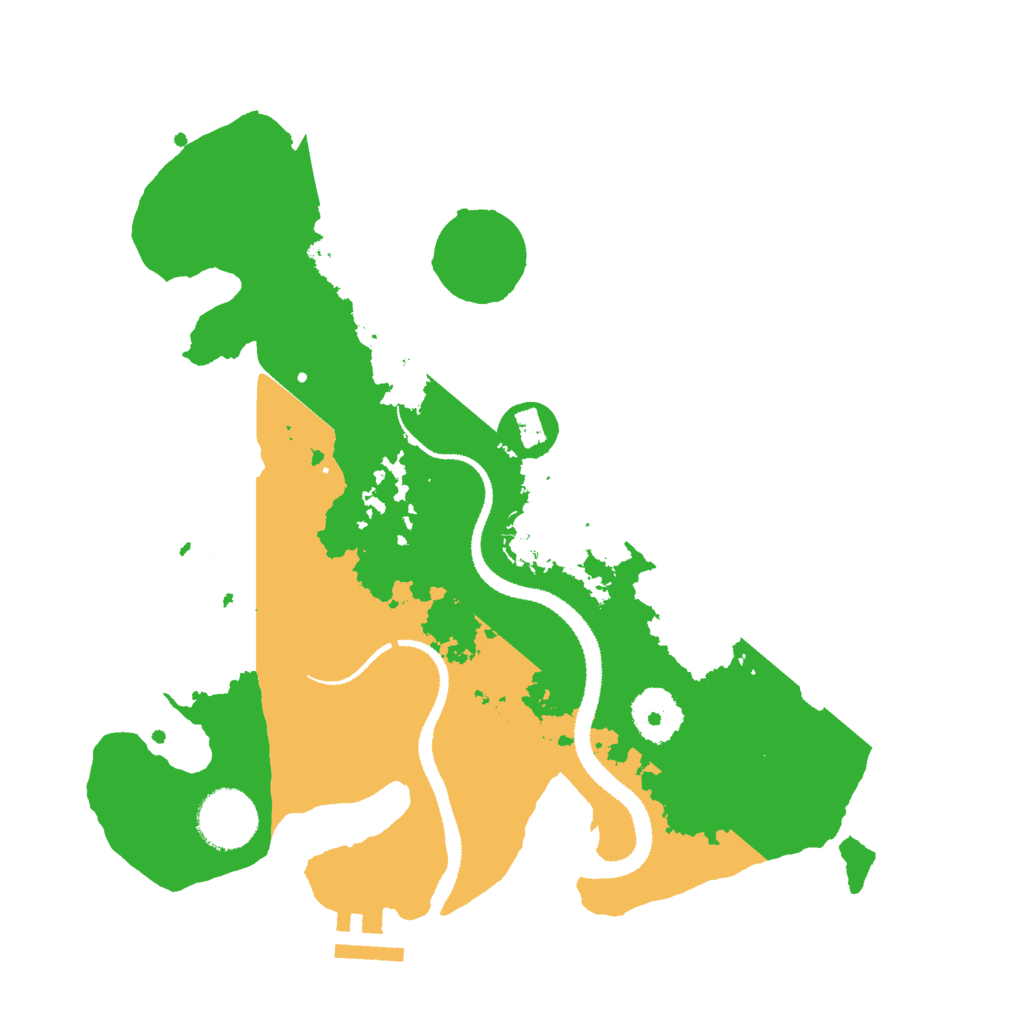 Biome Rust Map: Procedural Map, Size: 3000, Seed: 1317280146