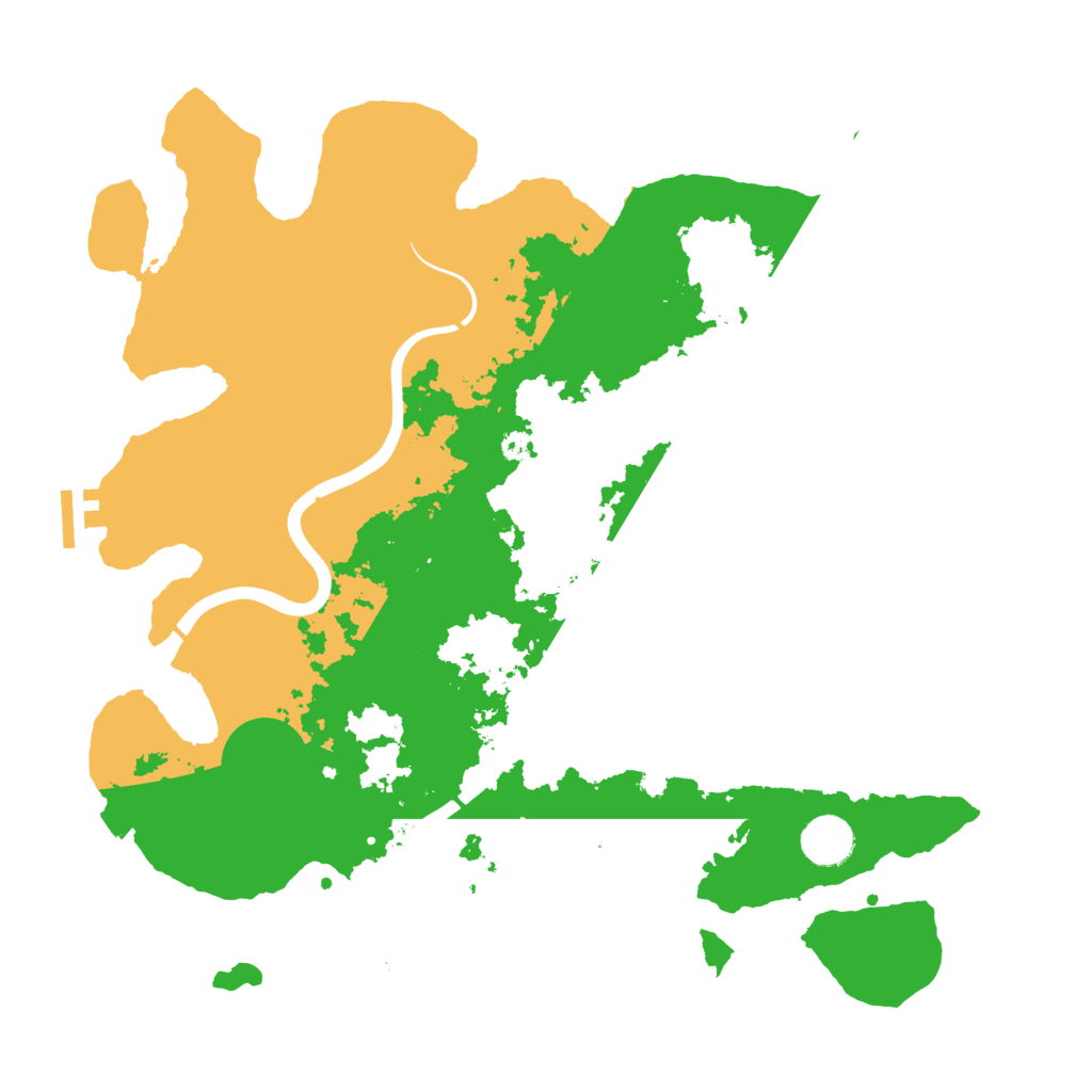 Biome Rust Map: Procedural Map, Size: 3800, Seed: 969825