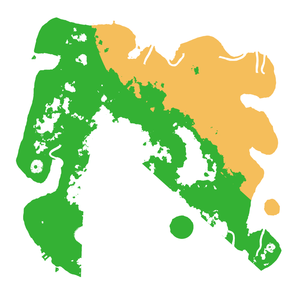 Biome Rust Map: Procedural Map, Size: 3500, Seed: 716680812