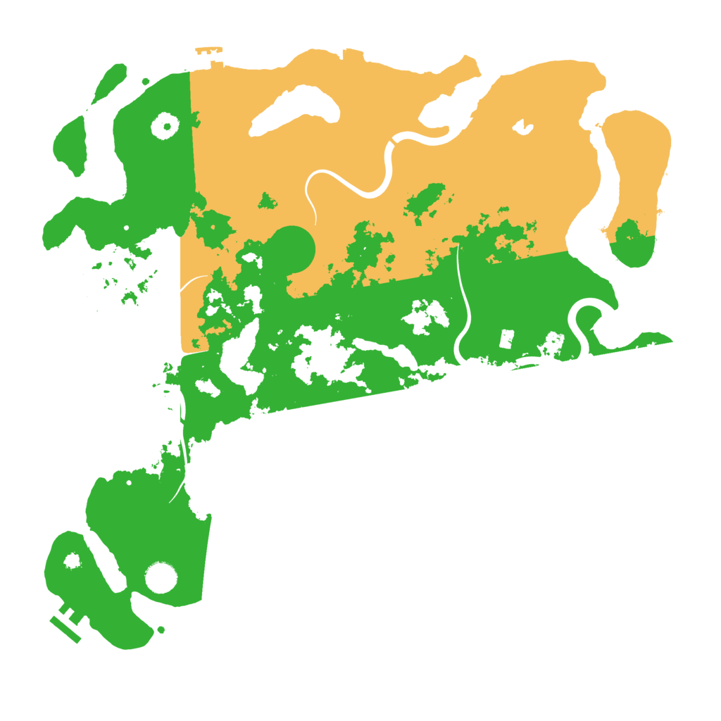 Biome Rust Map: Procedural Map, Size: 4050, Seed: 264195833