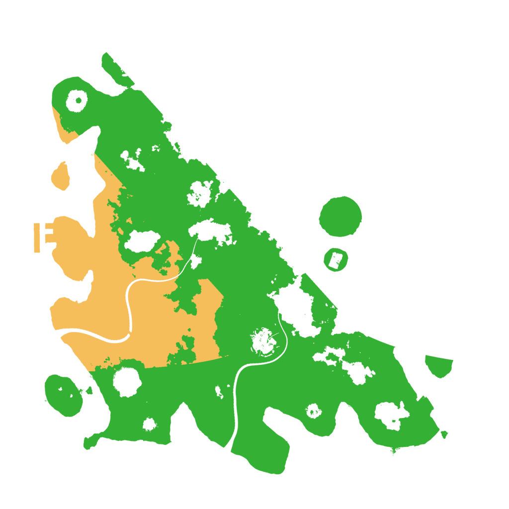 Biome Rust Map: Procedural Map, Size: 3500, Seed: 67695816