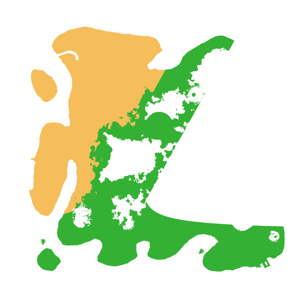 Biome Rust Map: Procedural Map, Size: 3000, Seed: 9130