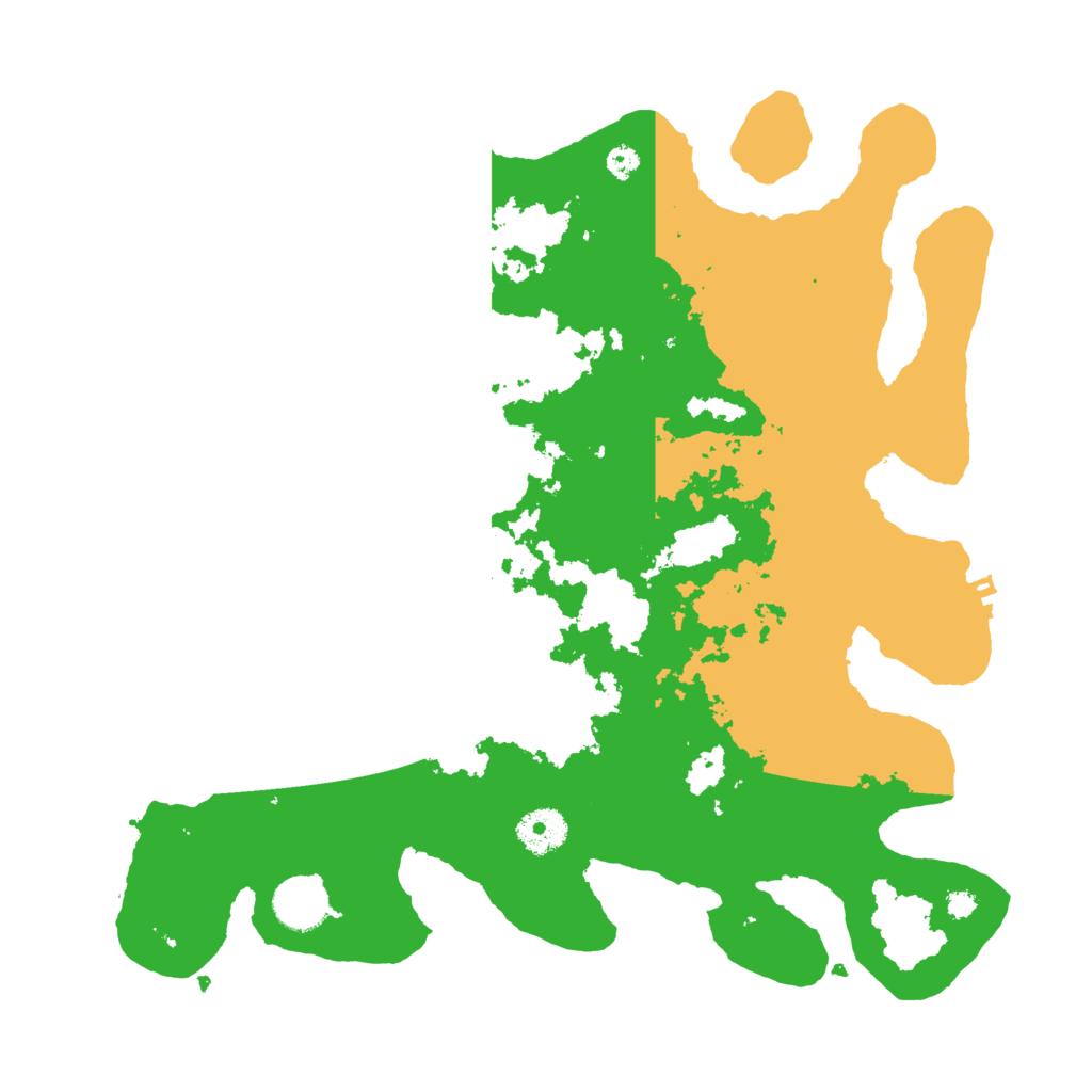 Biome Rust Map: Procedural Map, Size: 3500, Seed: 90668709