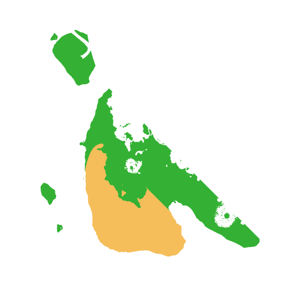 Biome Rust Map: Procedural Map, Size: 2001, Seed: 894290691