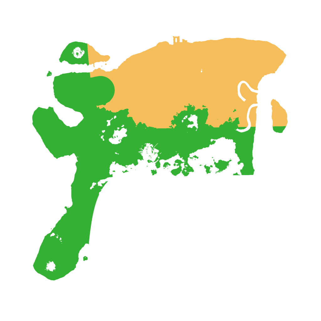 Biome Rust Map: Procedural Map, Size: 3000, Seed: 2723