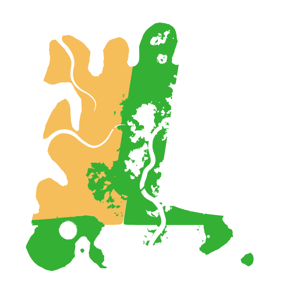 Biome Rust Map: Procedural Map, Size: 3000, Seed: 30306