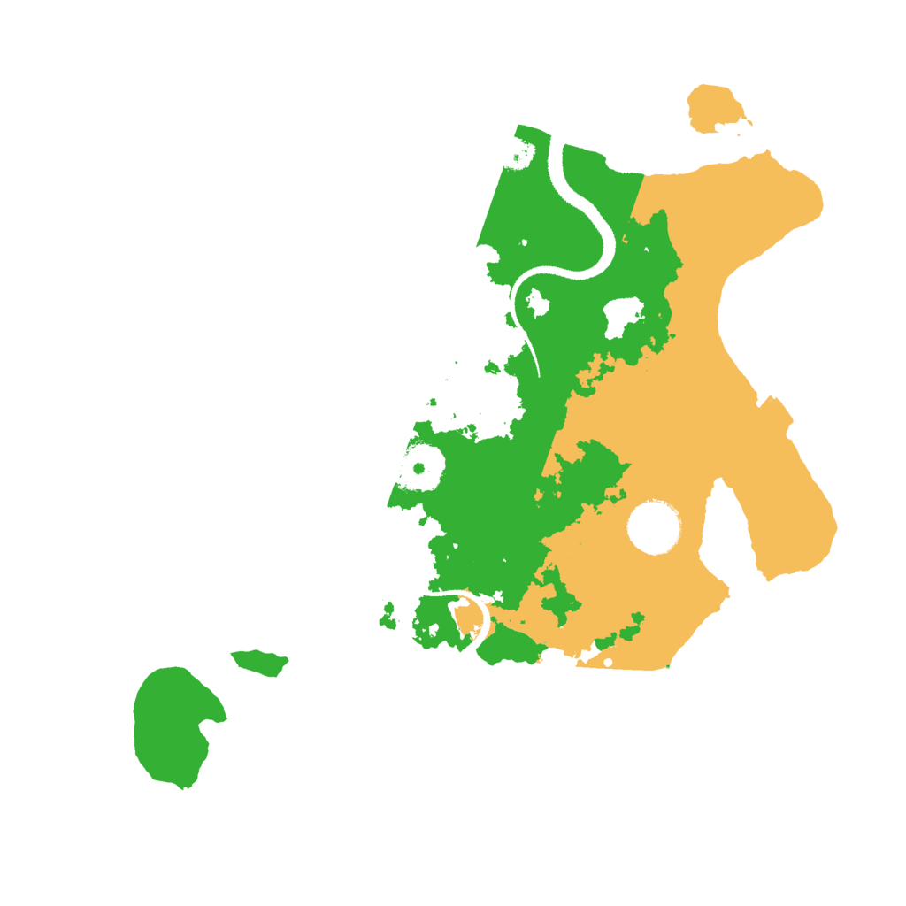 Biome Rust Map: Procedural Map, Size: 3000, Seed: 25804
