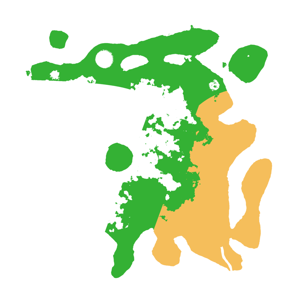 Biome Rust Map: Procedural Map, Size: 3000, Seed: 25461