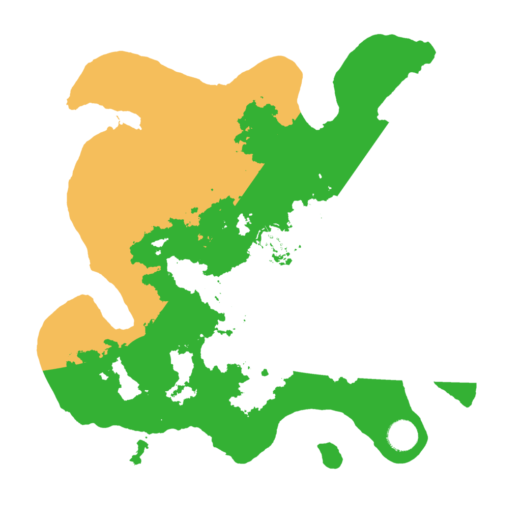 Biome Rust Map: Barren, Size: 3000, Seed: 2091563085