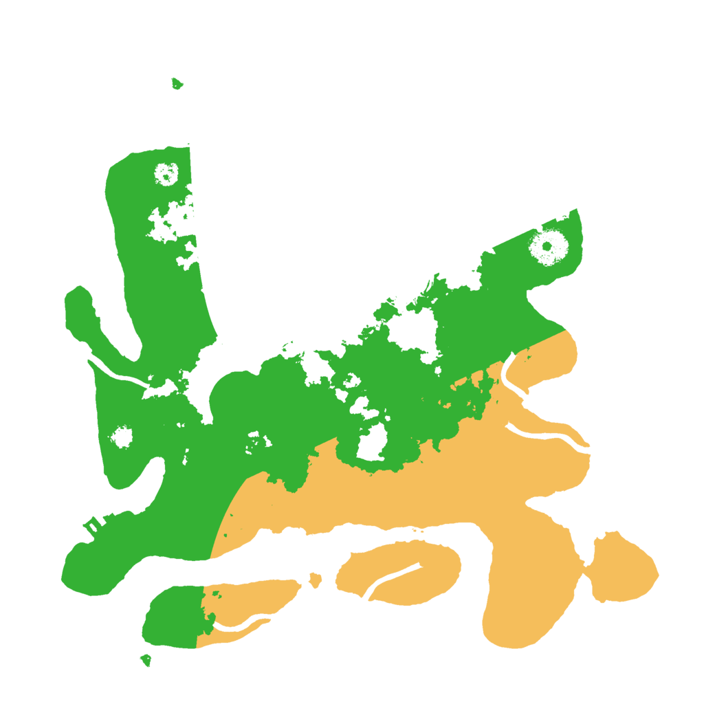 Biome Rust Map: Procedural Map, Size: 3000, Seed: 17564