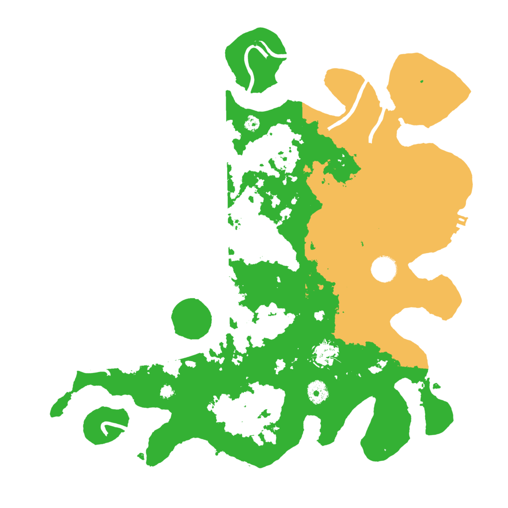 Biome Rust Map: Procedural Map, Size: 3500, Seed: 837844919