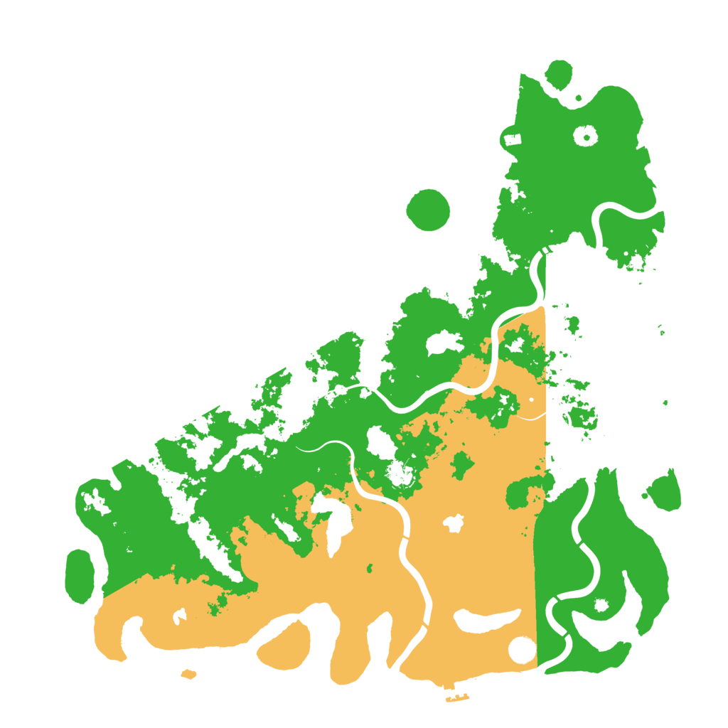 Biome Rust Map: Procedural Map, Size: 4754, Seed: 354354432
