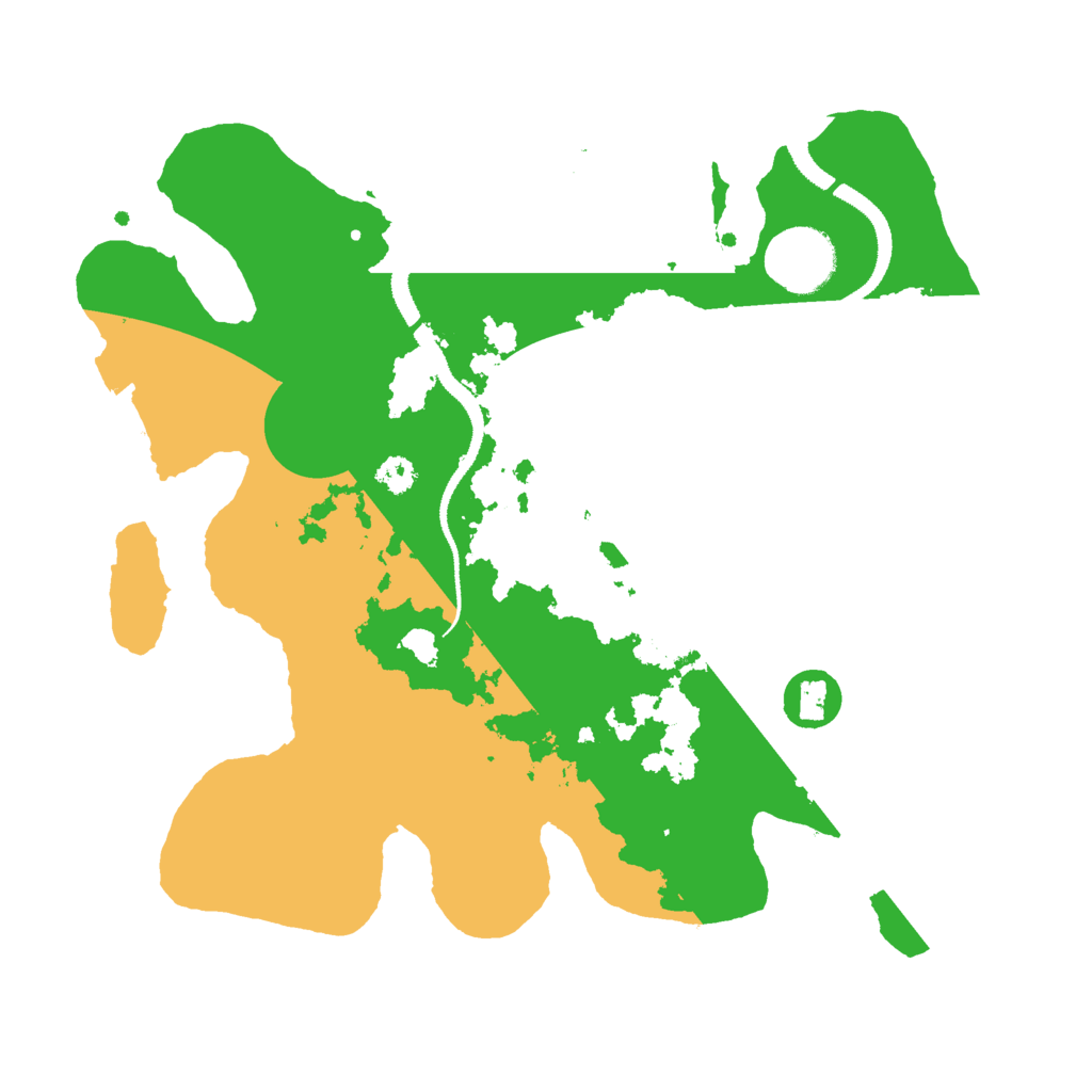 Biome Rust Map: Procedural Map, Size: 3000, Seed: 7498