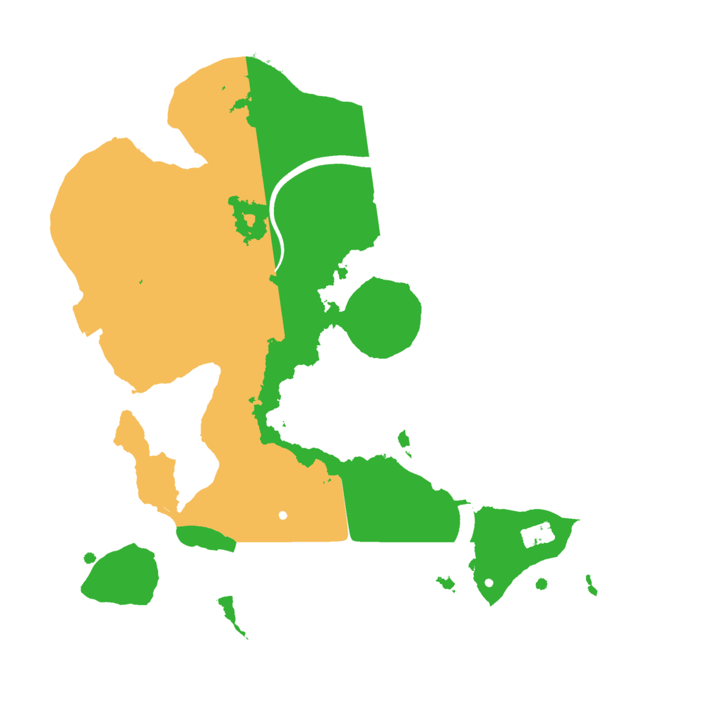 Biome Rust Map: Procedural Map, Size: 2500, Seed: 26333