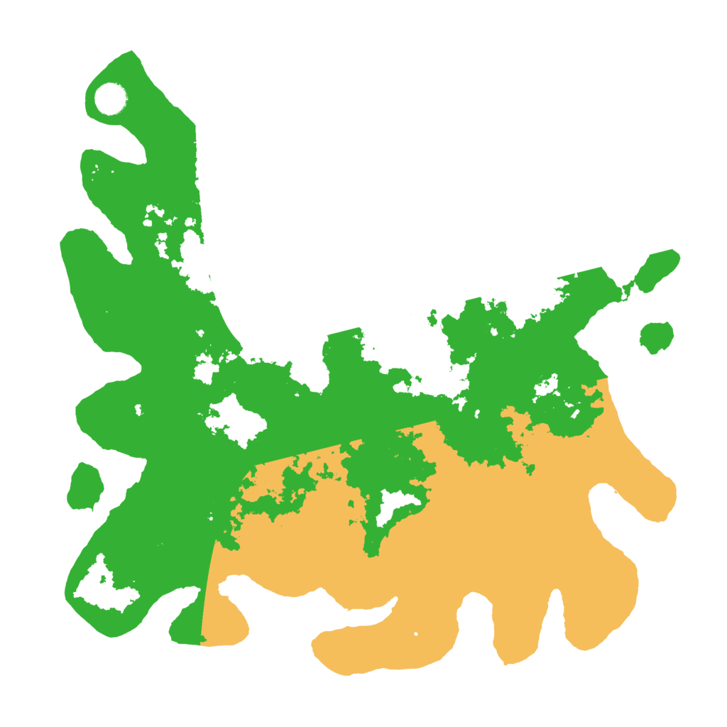 Biome Rust Map: Barren, Size: 4000, Seed: 150382743
