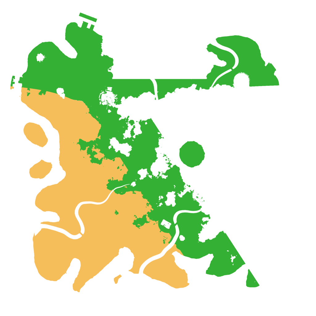 Biome Rust Map: Procedural Map, Size: 3500, Seed: 708446