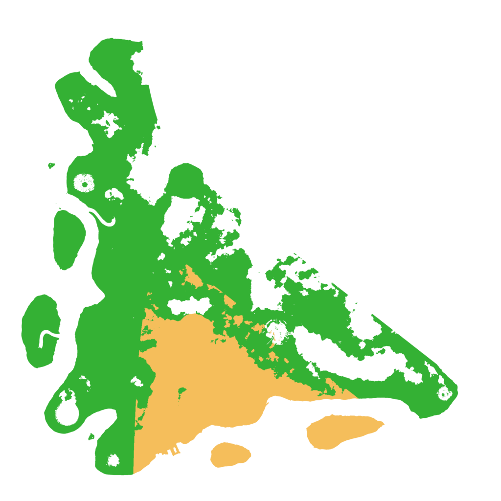 Biome Rust Map: Procedural Map, Size: 3800, Seed: 155452208