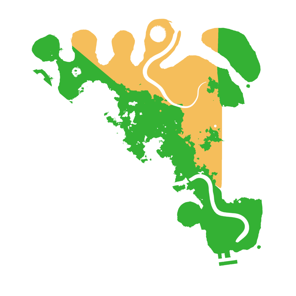 Biome Rust Map: Procedural Map, Size: 3250, Seed: 673870