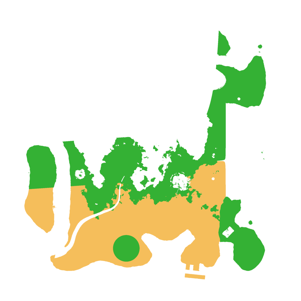 Biome Rust Map: Procedural Map, Size: 3000, Seed: 598