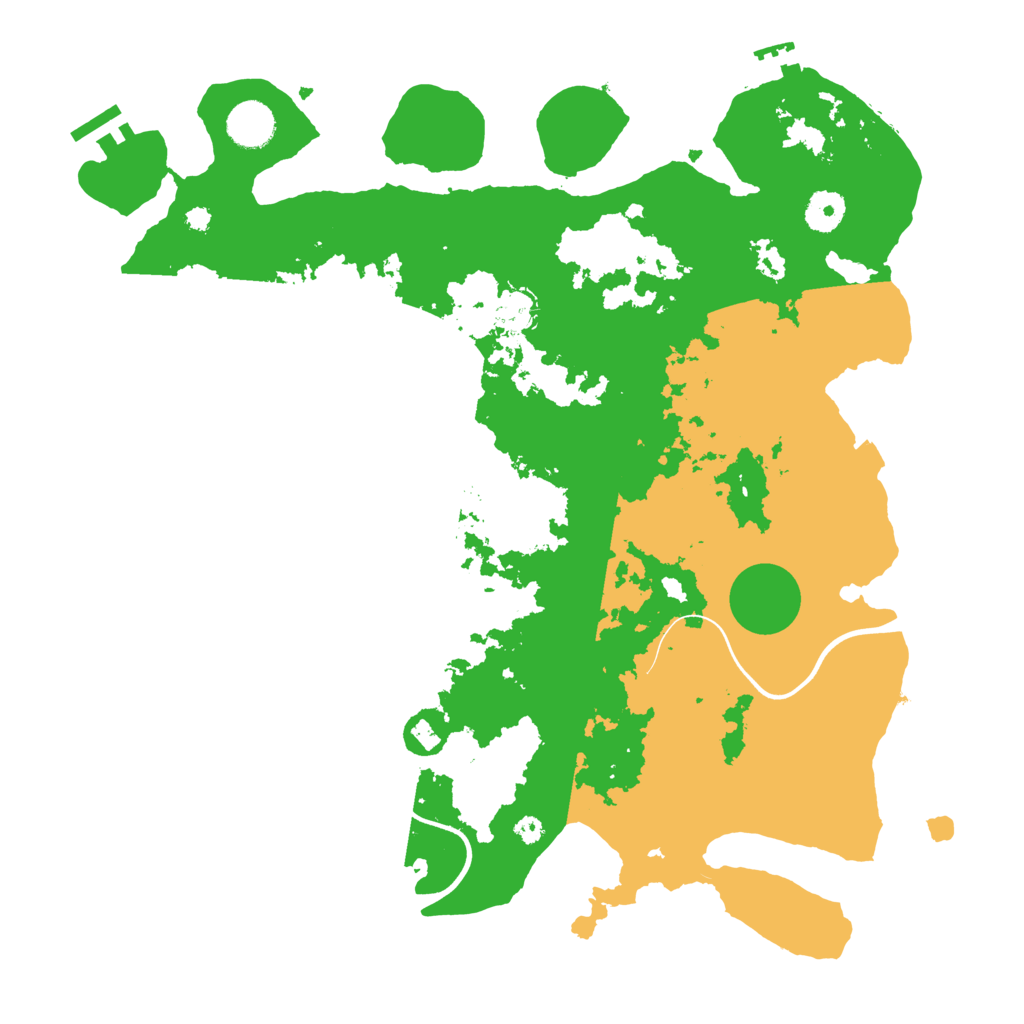 Biome Rust Map: Procedural Map, Size: 3800, Seed: 330316