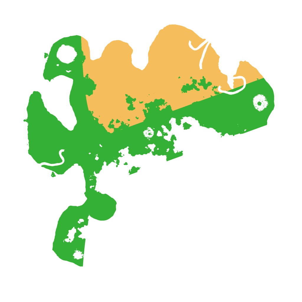 Biome Rust Map: Procedural Map, Size: 3000, Seed: 345213546