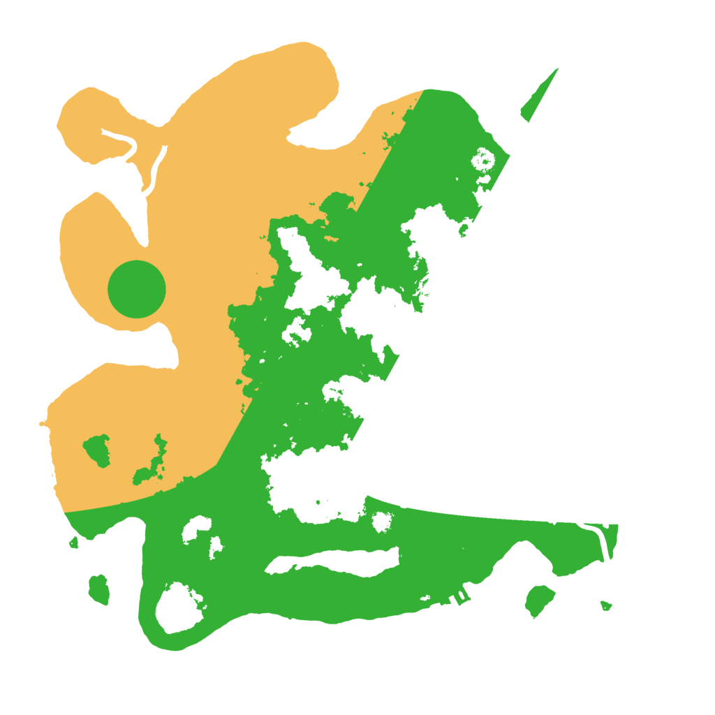 Biome Rust Map: Procedural Map, Size: 3250, Seed: 207146470