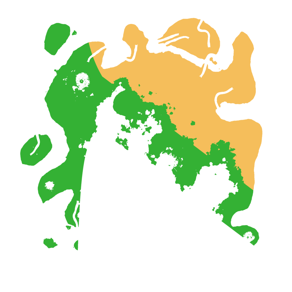 Biome Rust Map: Procedural Map, Size: 3000, Seed: 1277914419