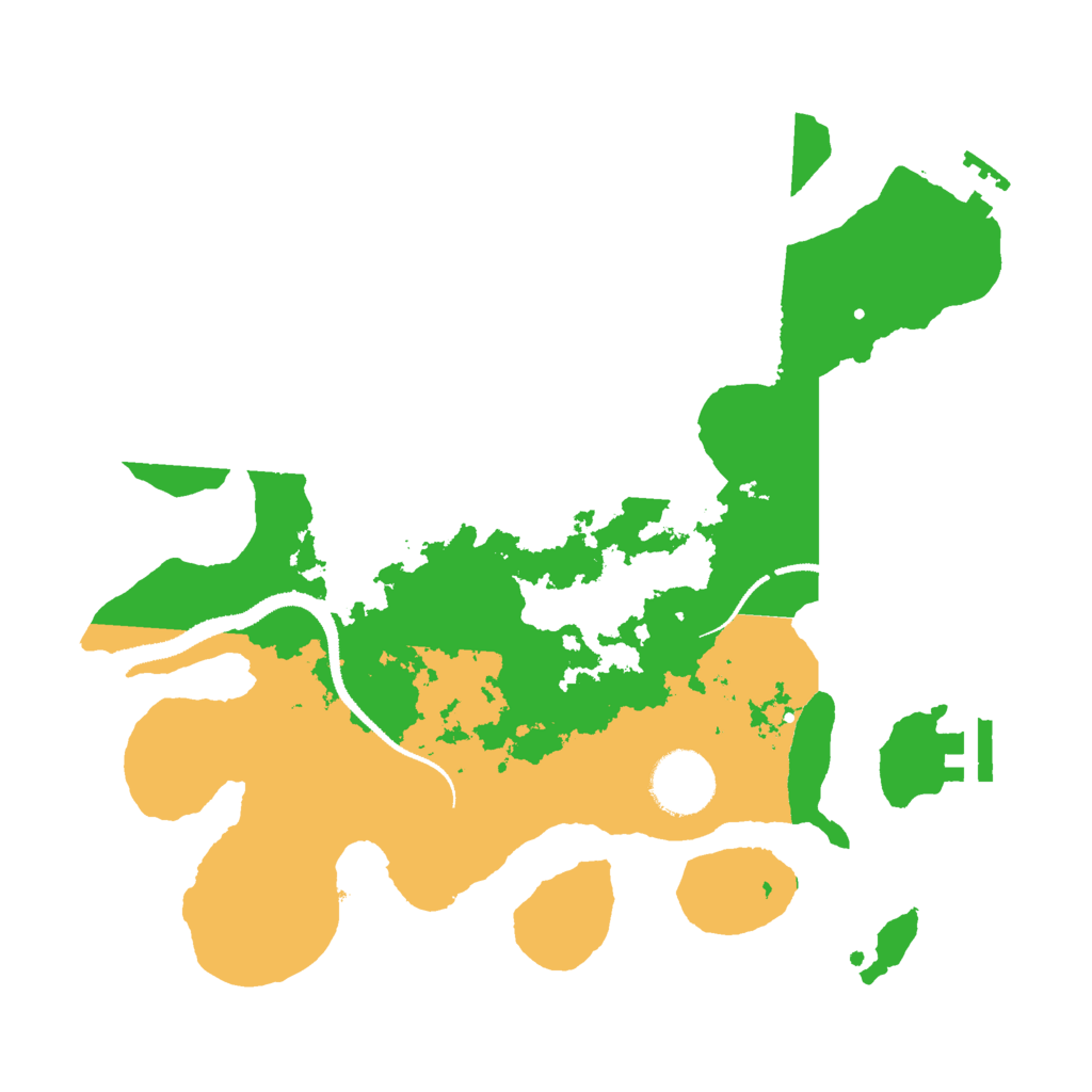 Biome Rust Map: Procedural Map, Size: 3000, Seed: 28254