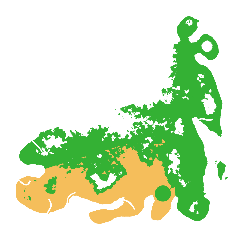 Biome Rust Map: Procedural Map, Size: 3950, Seed: 14392