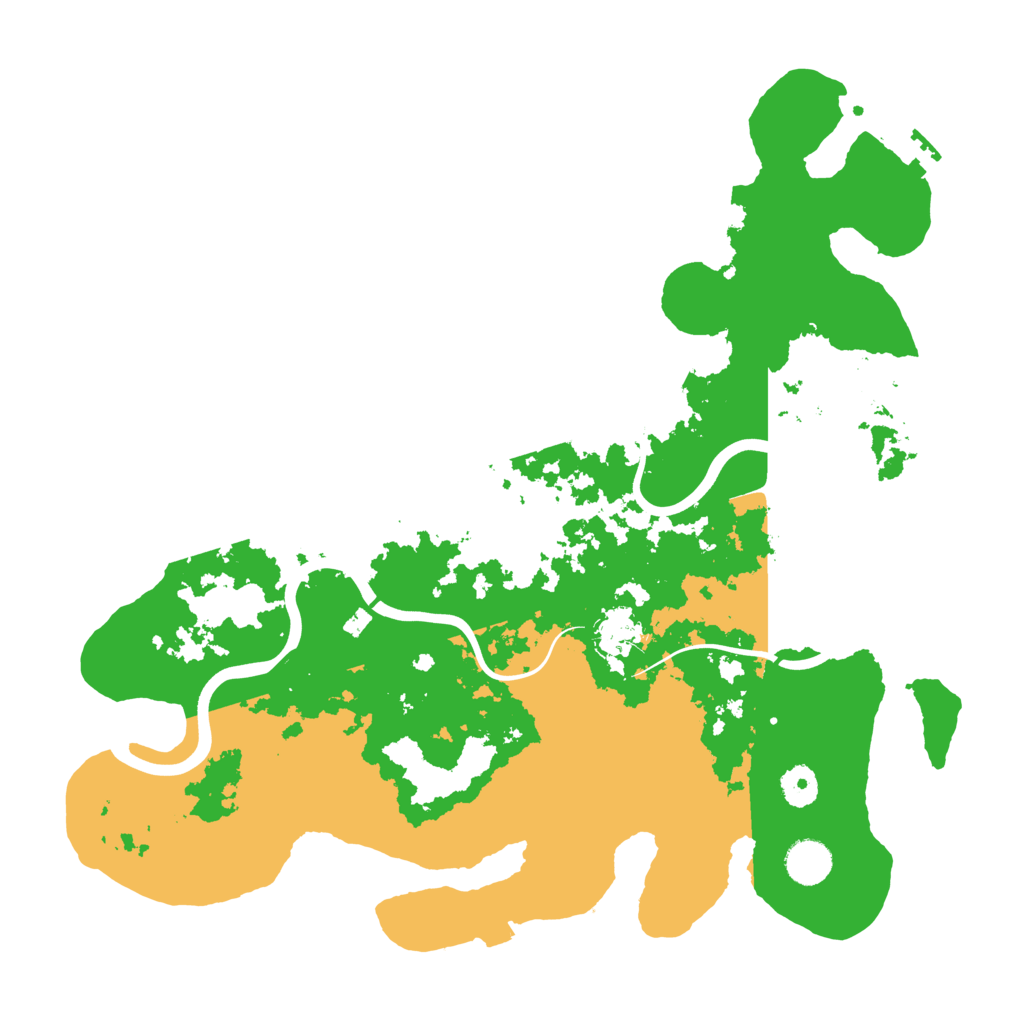 Biome Rust Map: Procedural Map, Size: 3950, Seed: 14392